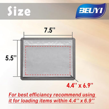 BEUYI Clear 7.5'' x 5.5'' Packing List Envelopes, Shipping Label Pouches/Sleeves - Image 5