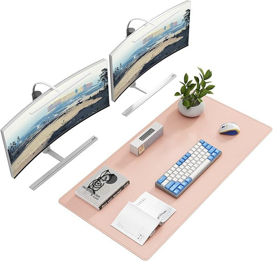 DAWNTREES Desk Mat Protector, PU Leather Desk Pad, Non Slip, Large Mouse Pad by PremiumDeskPadatDawnTrees