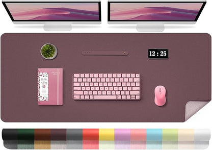 Large Desk Pad, 47.2'' x 23.6'', Computer Mat by BLESWIN