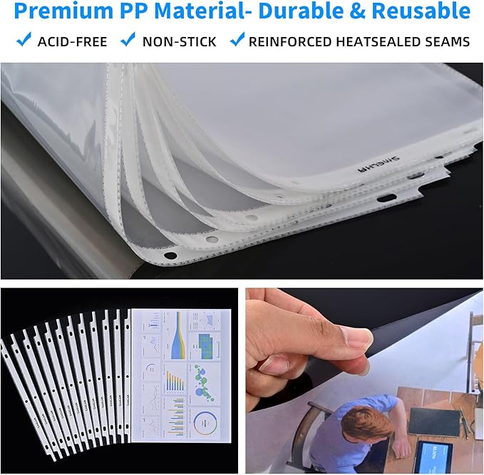 Sheet Protectors 600 Page, Page Protector 8.5" x 11" ，Upgraded Thick Material - Image 5