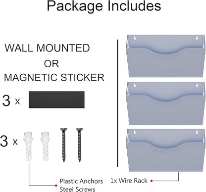 3-Pocket Magnetic File Holder - Image 5