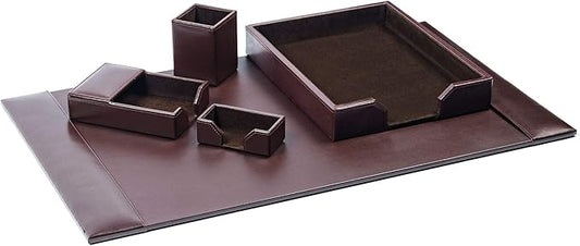DACASSO Bonded Leather Desk Set by Dacasso