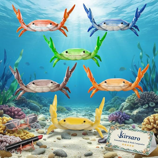 kirsaro 6PCS Desk Crab Pen Holder, Office Realistic Deskcrab Spoon Pencil Holder by Unknown