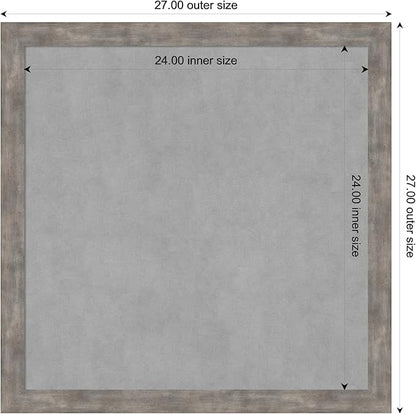 Amanti Art Silver Framed Magnetic Board 27x27 Medium Vision Board - Image 4