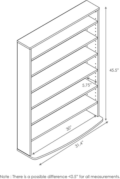 FURINNO JAYA 6-Tier Multimedia Storage Tower - Image 3