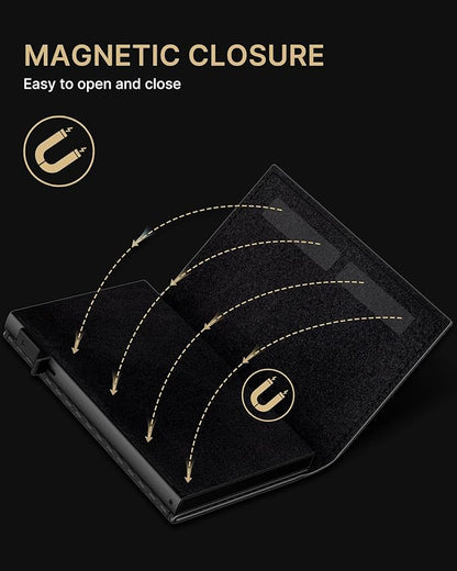 typecase Mens Wallet Card Holder: Pop Up Aluminum Case, Genuine Leather - Image 7