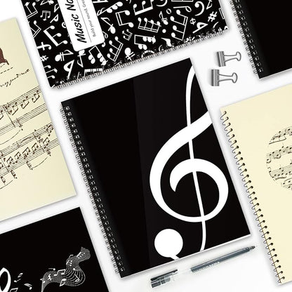 MAXCURY Blank Sheet Music Composition Manuscript Staff Paper Art Music Notebook - Image 9