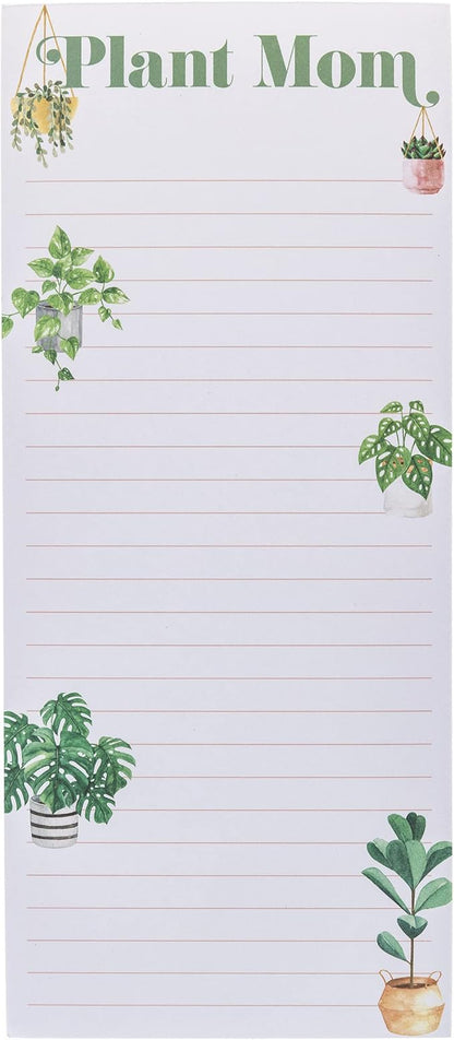 Graphique “Plant Mom” Magnetic Notepad | 100 Tear-Away Sheets | Grocery by GraphiquedeFrance