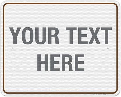 Custom Sign, Personalized Metal Signs, Customize by SigoSigns