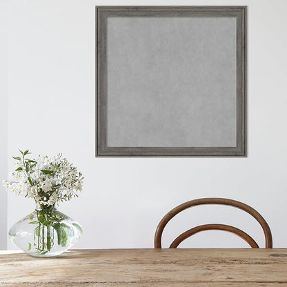 Amanti Art Grey Framed Magnetic Board 23x23 Medium Vision Board - Image 5