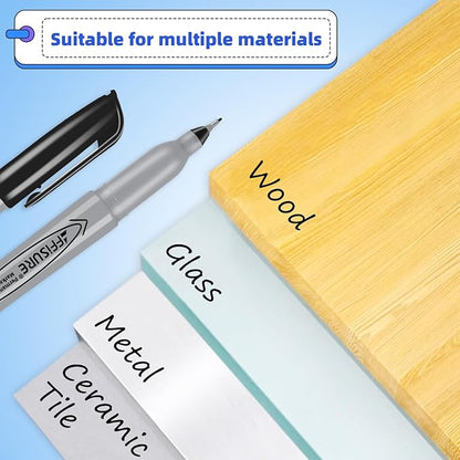 Permanent Markers, Ultra Fine Point, Fine tip permanent marker set, quick dry - Image 2