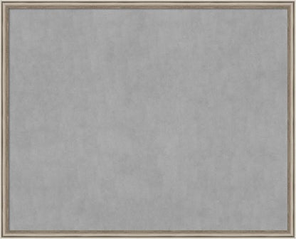 Amanti Art Silver Framed Magnetic Board 34x42 X-Large Vision Board by AmantiArt