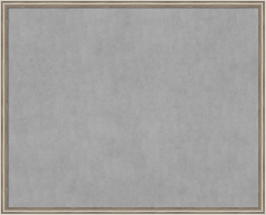 Amanti Art Silver Framed Magnetic Board 34x42 X-Large Vision Board by AmantiArt