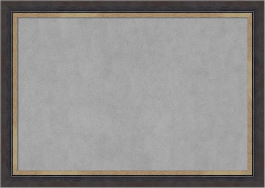 Amanti Art Black Framed Magnetic Board 29x41 Large Vision Board by AmantiArt