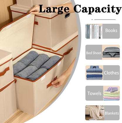 Tuza 2-Pack Large Fabric Storage Bins - Image 7