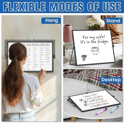 Grtard Dry Erase Magnetic White Board, Portable Small Whiteboard Set, Dry Erase - Image 5