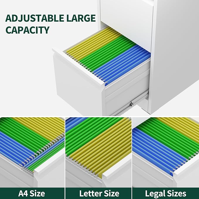 Yukimo 4 Drawer File Cabinet - Image 5
