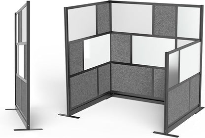 Stand Up Desk Store Workflow Wide Modular Wall | 53'' x 70'' Wall | Expandable - Image 9