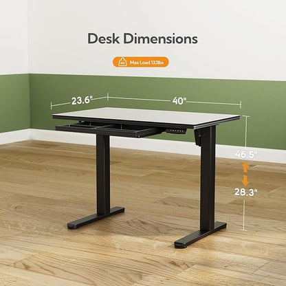 INNOVAR Glass Standing Desk - Image 3
