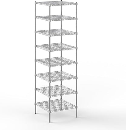 Regal Altair 24" Deep x 24" Wide x 86" Height Wire Shelving Kit | 8-Tier | NSF by Regal+Altair