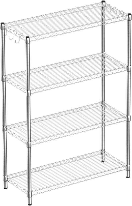Guan River 4-Shelf Adjustable Metal Shelf Wire Shelving Unit Storage Rack by GuanRiver