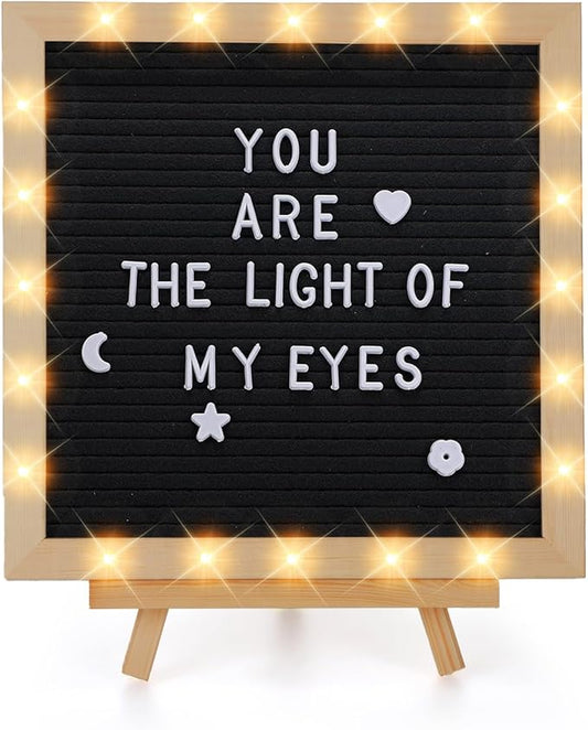 Changeable Felt Letter Board by ANPHSIN