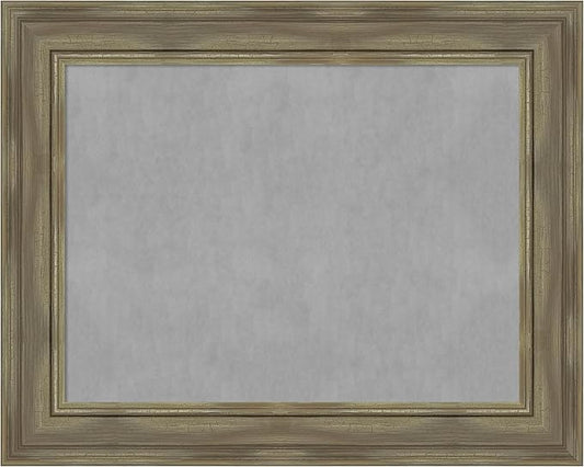 Amanti Art Grey Framed Magnetic Board 24x30 Medium Vision Board by AmantiArt