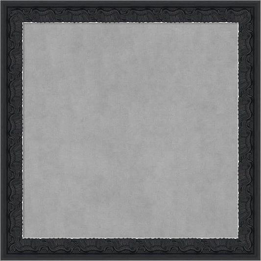 Amanti Art Black Framed Magnetic Board 14x14 X-Small Vision Board by AmantiArt
