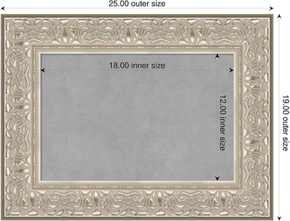 Amanti Art Silver Framed Magnetic Board 19x25 Small Vision Board - Image 2