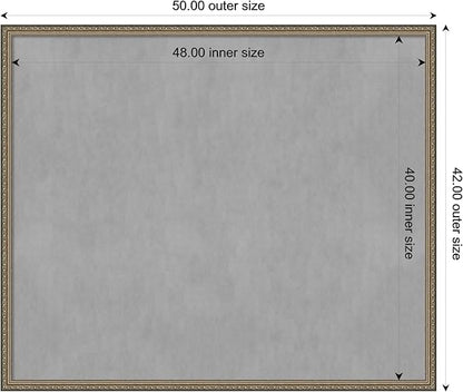 Amanti Art Silver Framed Magnetic Board 42x50 Oversize Vision Board - Image 4