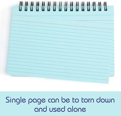 Koogel 400PCS Colored Index Cards, 4x6 Ruled Index Cards - Image 3