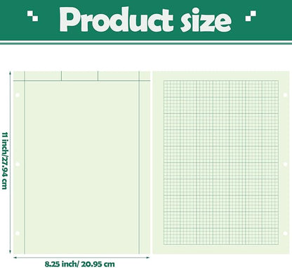 Seajan 5 Pcs Engineering Paper Notebook Engineering Computation Pad 8.5 x 11 - Image 2