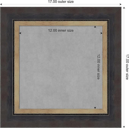 Amanti Art Black Framed Magnetic Board 17x17 X-Small Vision Board - Image 4