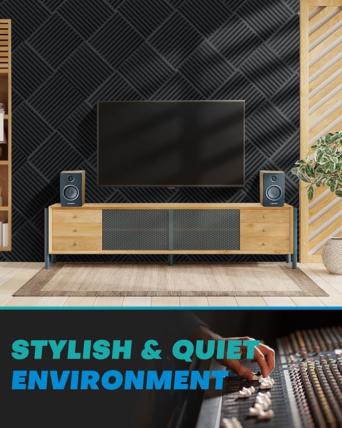 96 Pack Sound Proof Foam Panels - Image 4