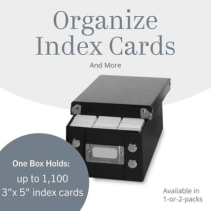 Snap-N-Store Index Card Holder Storage Box - Image 3