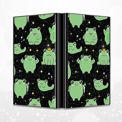 BWEGRHE Slim Credit Card Holder, Princess Frog RFID Blocking Metal Wallet - Image 4