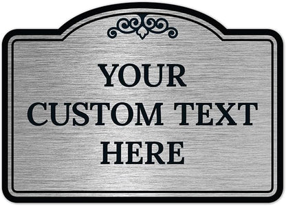Custom Decorative Sign, Personalized Metal Sign by SigoSigns