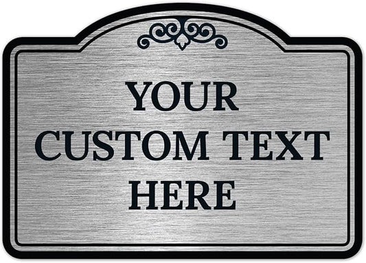 Custom Decorative Sign, Personalized Metal Sign by SigoSigns