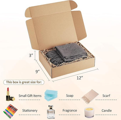 Eupako 12x9x3" Brown Shipping Boxes Corrugated Box Mailers 20 Pack Cardboard - Image 2