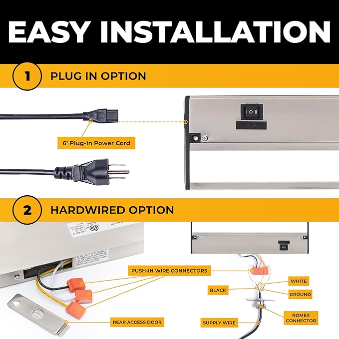 LED Under Cabinet Lighting Hardwired - Image 4