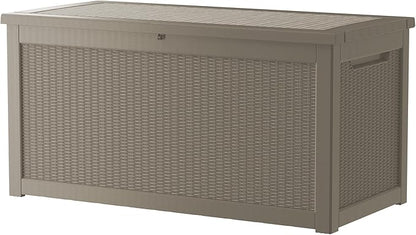 Decksplore 320 Gallon Outdoor Storage Box Waterproof Lockable Resin Deck Box by Decksplore%E2%80%94BuiltforOutdoor