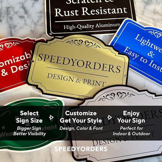 Custom Decorative Outdoor Metal Sign - Image 5