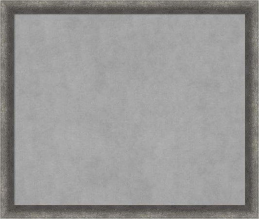 Amanti Art Grey Framed Magnetic Board 22x26 Medium Vision Board by AmantiArt