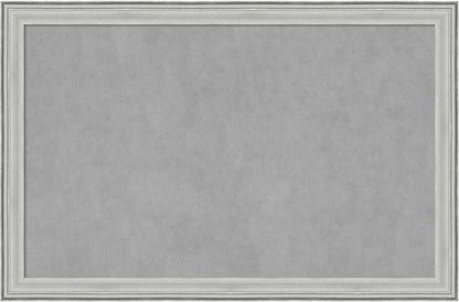 Amanti Art Silver Framed Magnetic Board 23x35 Large Vision Board by AmantiArt
