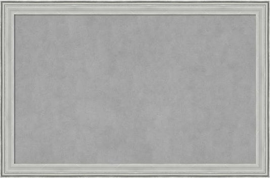 Amanti Art Silver Framed Magnetic Board 23x35 Large Vision Board by AmantiArt