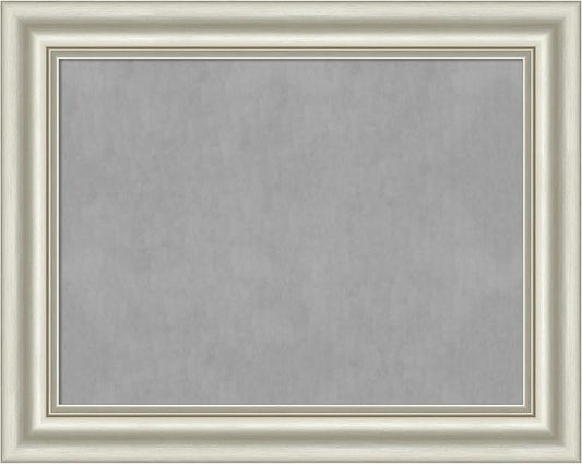 Amanti Art Silver Framed Magnetic Board 24x30 Medium Vision Board by AmantiArt