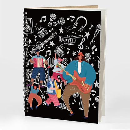 MAXCURY Blank Sheet Music Composition Manuscript Staff Paper Art Music Notebook - Image 3