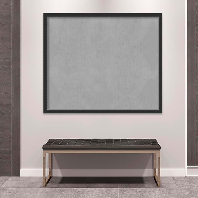 Amanti Art Black Framed Magnetic Board 43x51 Oversize Vision Board - Image 5