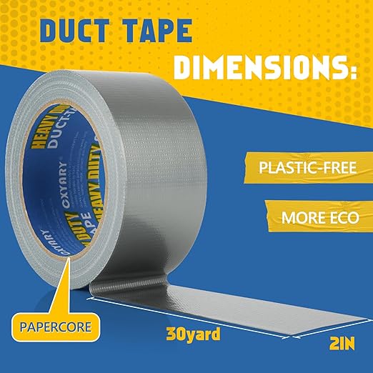 CXYARY 30 Roll Duct Tape Heavy Duty, 2 Inch x 900 Yard, No Residue Tape - Image 5