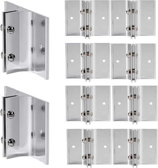 SINKAA Aluminum Corridor Sign Holder, 10 Pack Direct Sign Mount Bracket by SINKAA